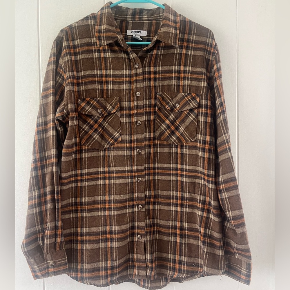 Tillys brown flannel